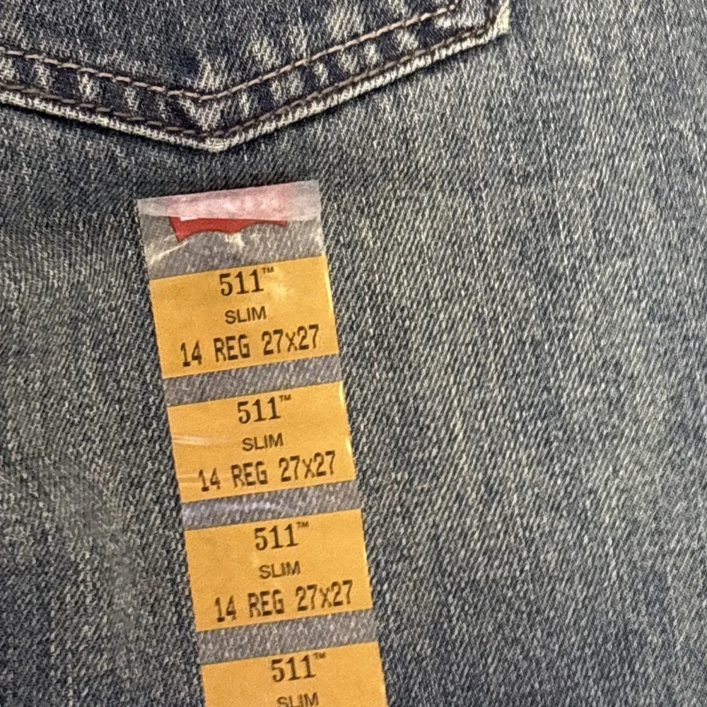 NWT Boys Levis 511 Slim  Fit Summer‎ Sky 14 Regular 27x27